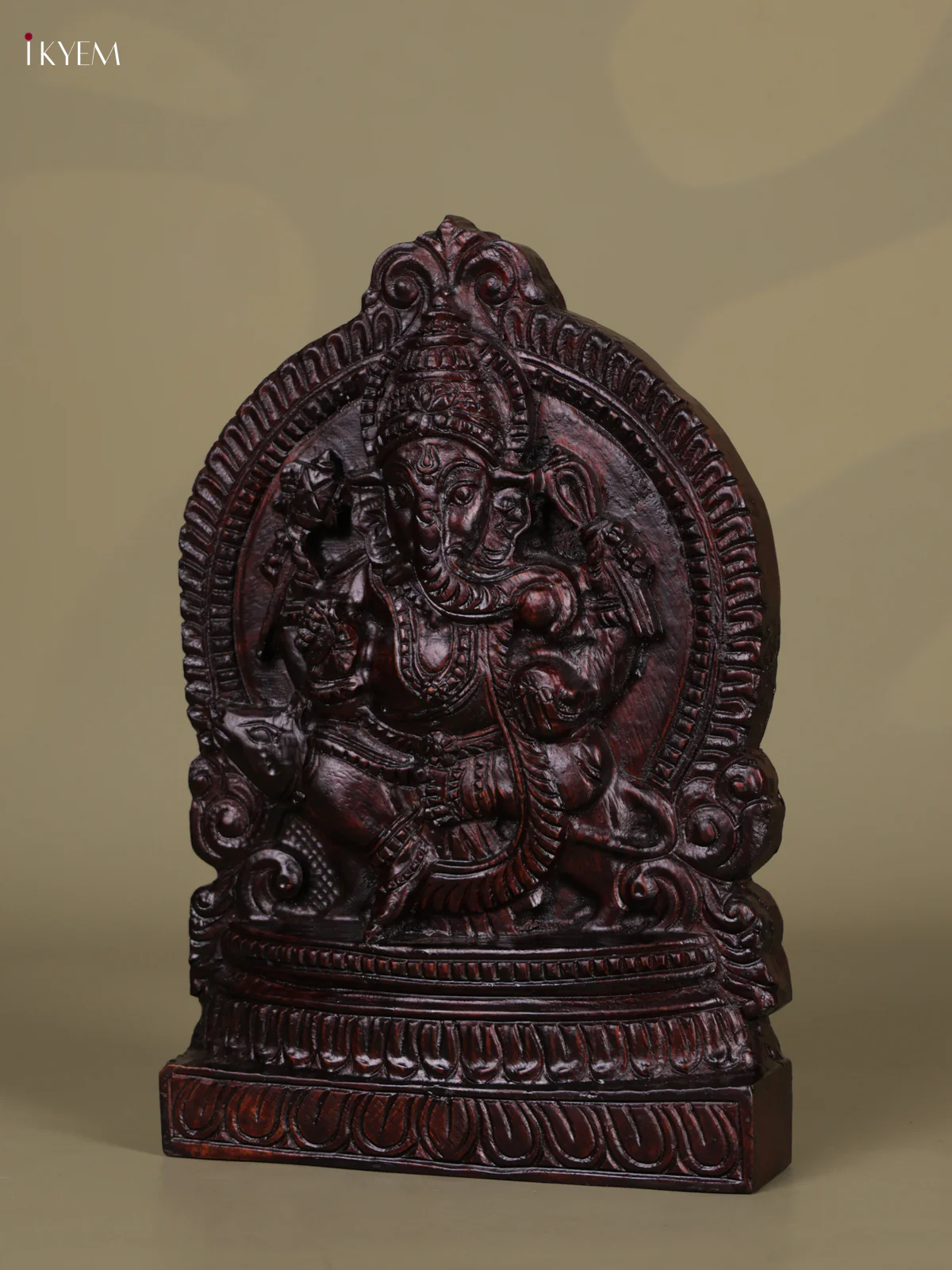 Wooden Ganesha Panel - KEB0618 - Image 2