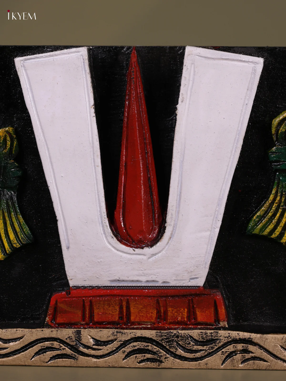 Wooden Hand Carved Painted - Namam Panel - KEB0620 - Image 3