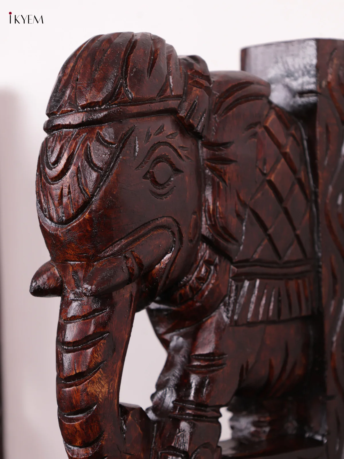 Wooden Elphant Wall Bracket - Set OF - 2 - Image 2