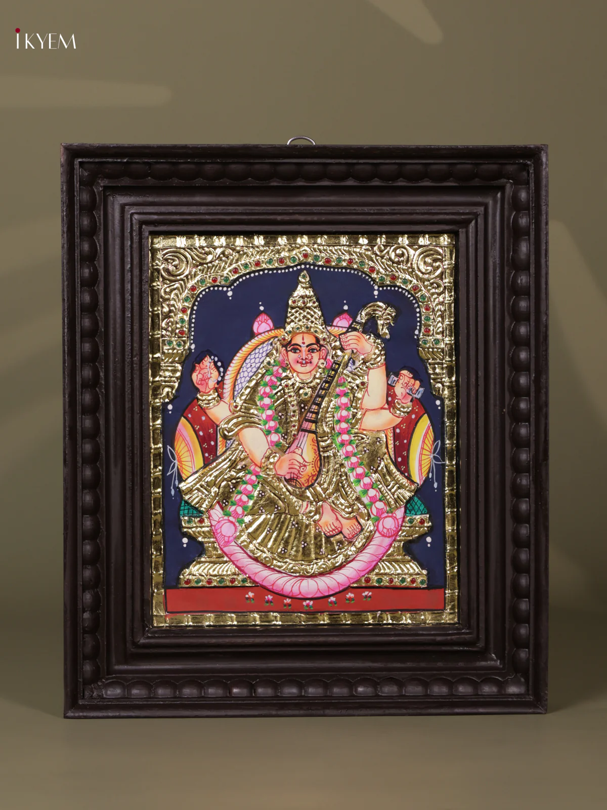 Saraswathi Tanjore painting (13*11) - KEB1219