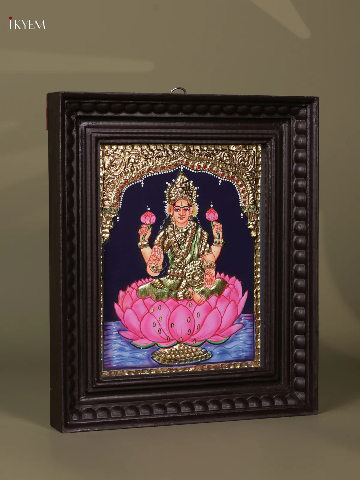 Lakshmi Tanjore painting (13*11) - KEB1228 - Image 3