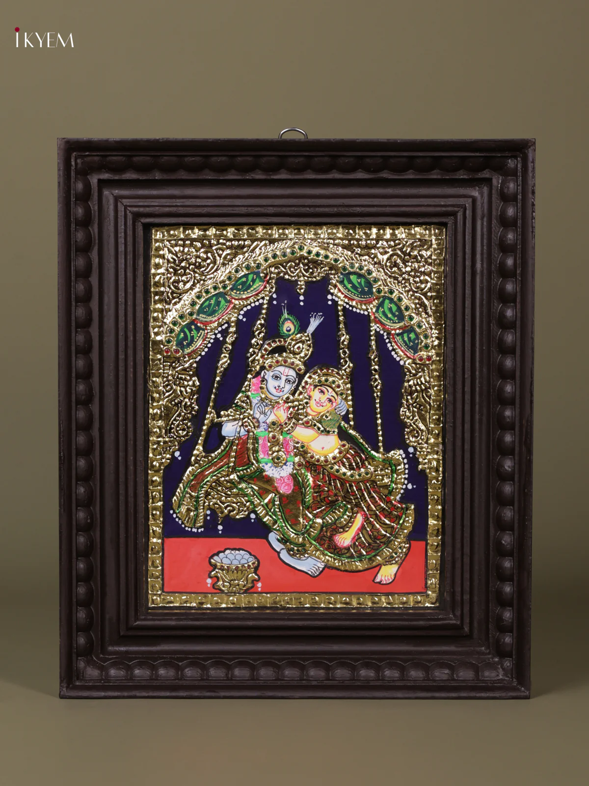 Radha Krishna Tanjore painting (13*11) - KEB1231