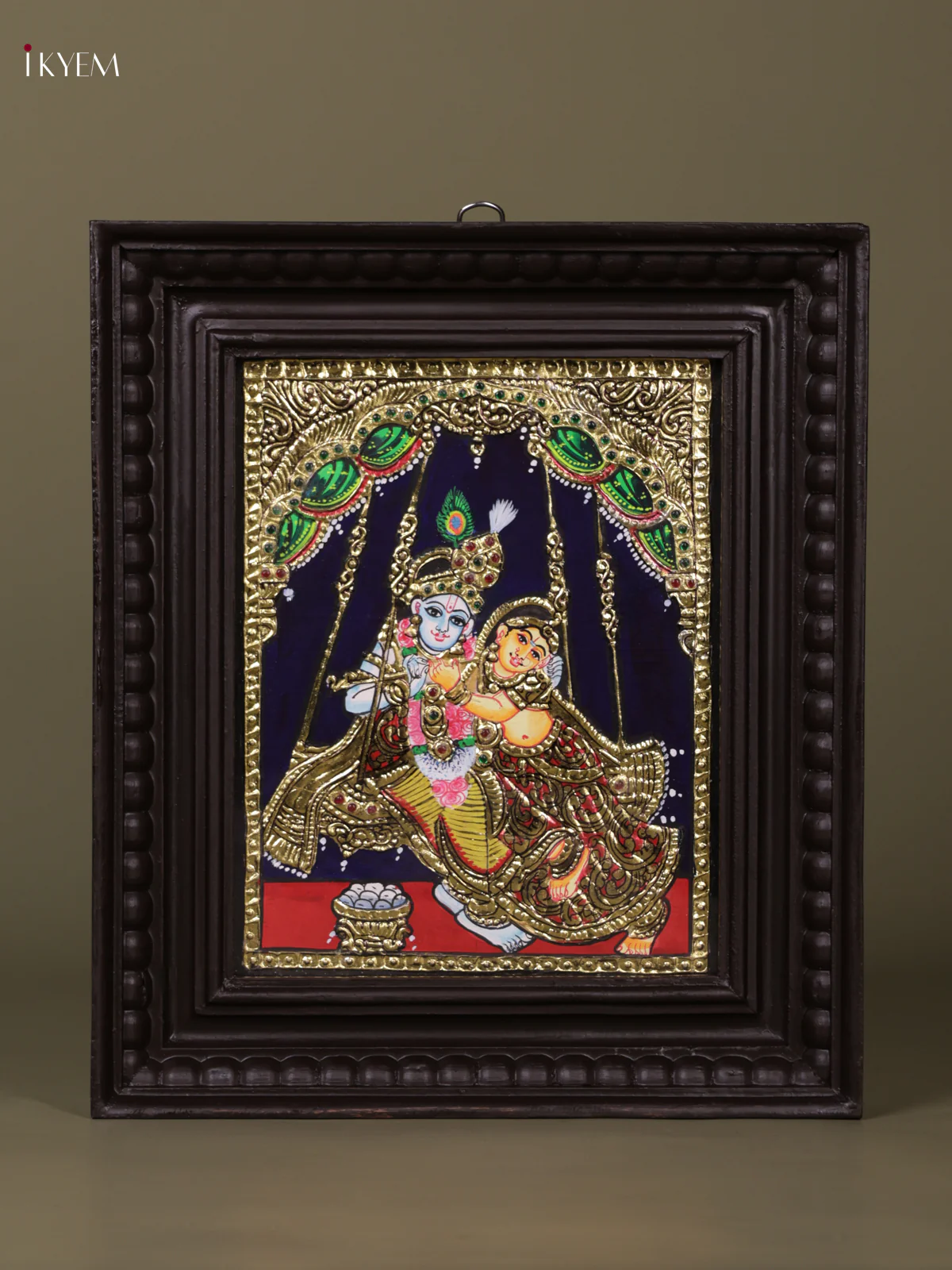 Radha Krishna Tanjore painting (13*11) - KEB1232