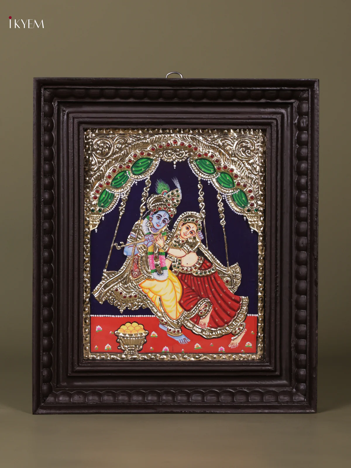 Radha Krishna Tanjore painting (13*11) - KEB1234