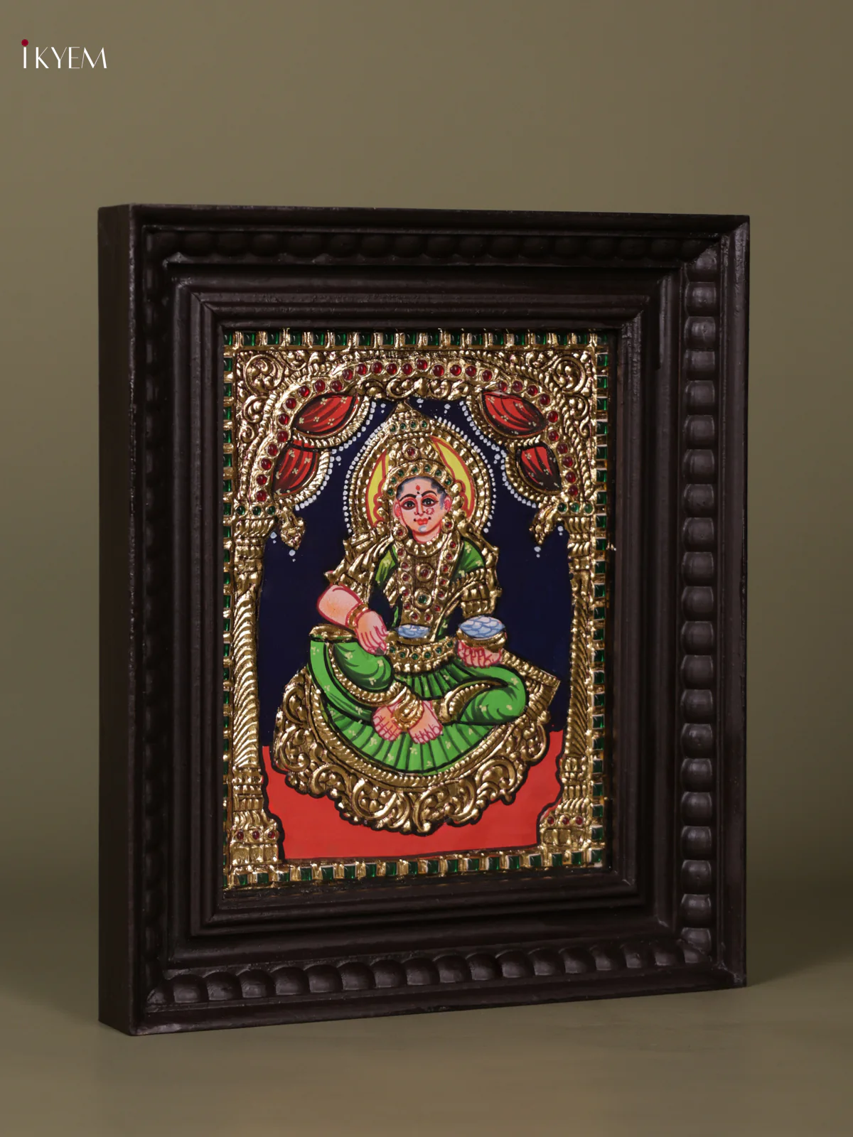 Annapoorani Tanjore painting (13*11) - KEB1245 - Image 3