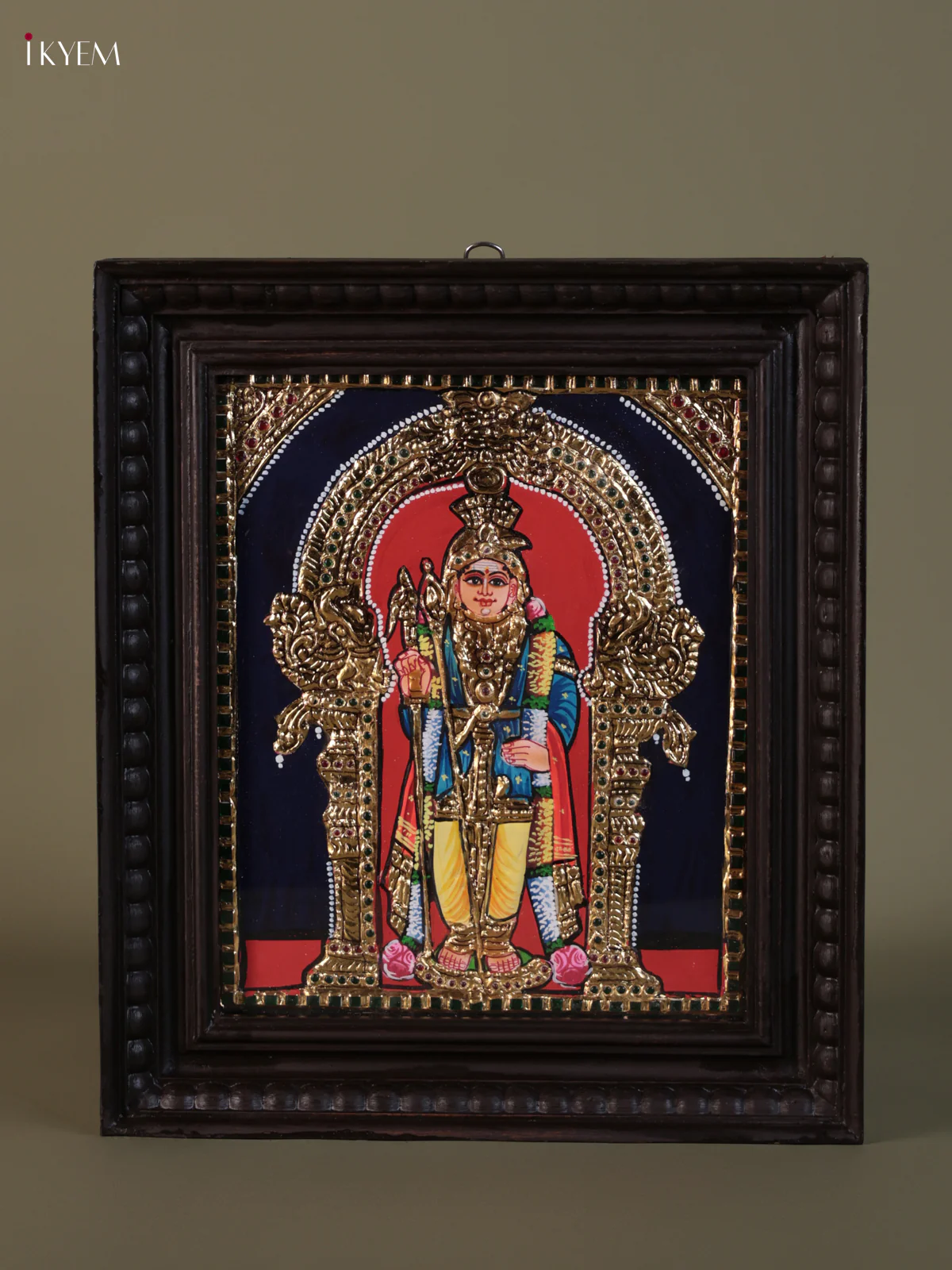Murugar Tanjore painting (15*13) - KEB1279