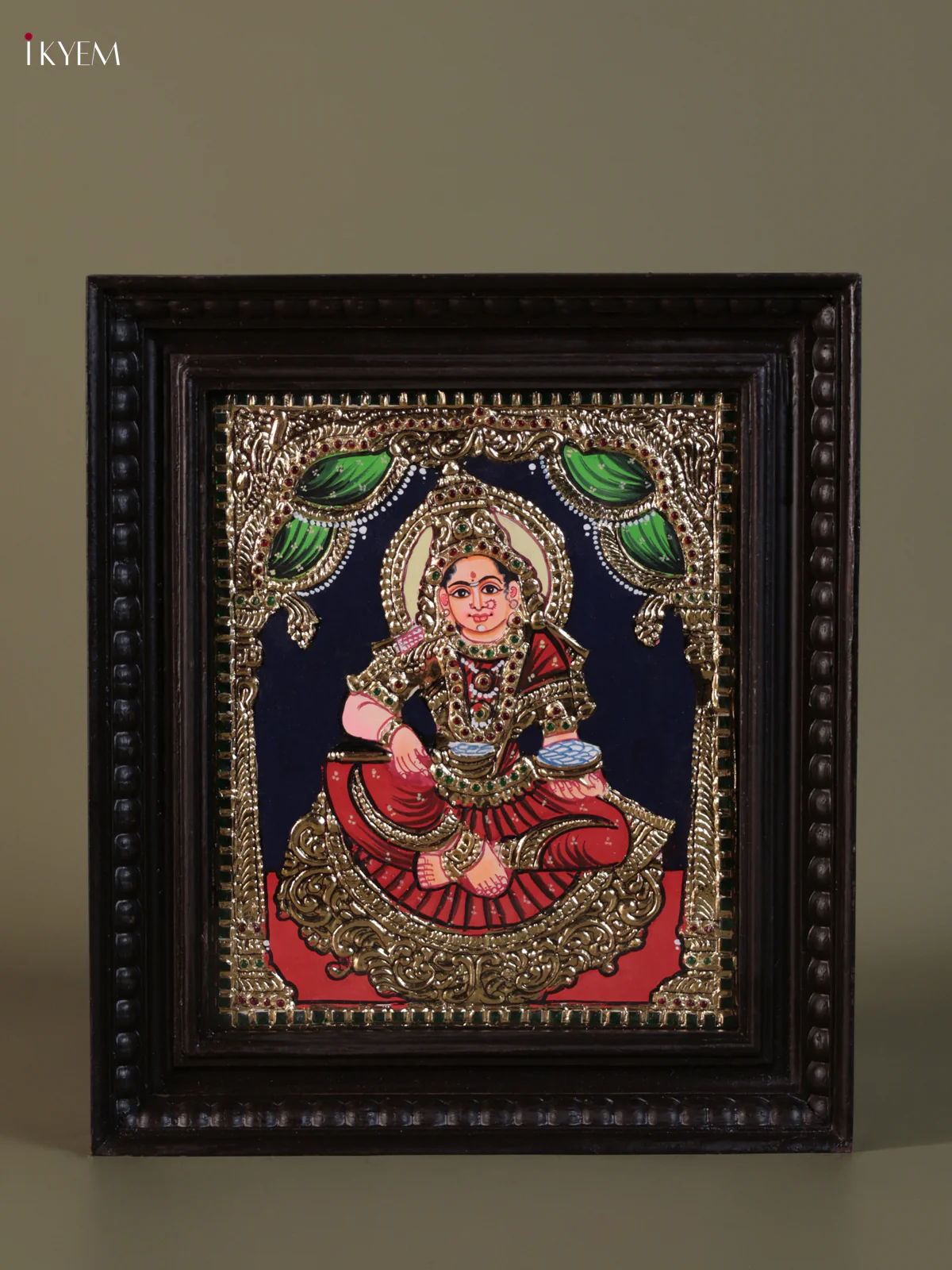 Annapoorani Tanjore painting (15*13) - KEB1280