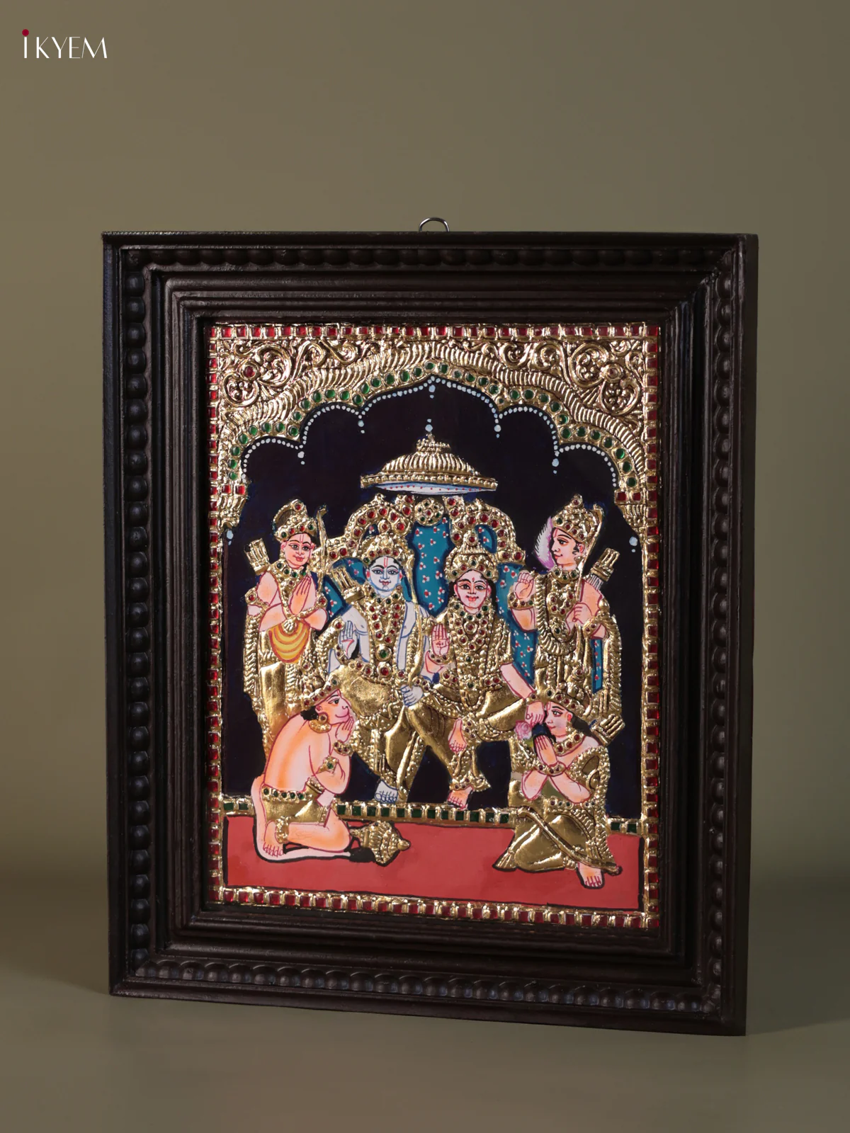 Ram Drabar Tanjore painting (18*15) - KEB1310 - Image 3