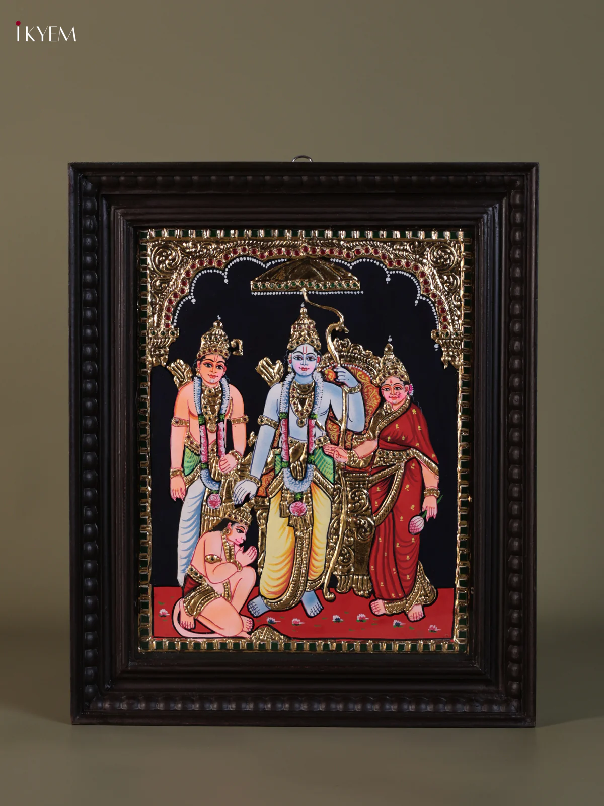 Ram Drabar Tanjore painting (18*15) - KEB1311