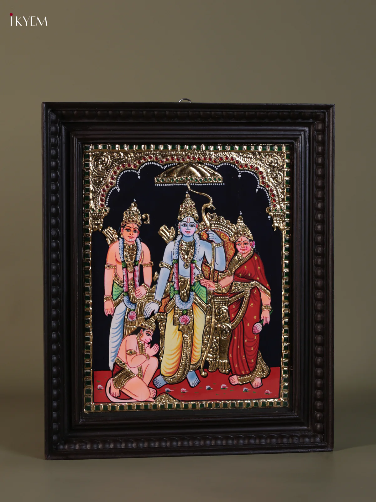 Ram Drabar Tanjore painting (18*15) - KEB1311 - Image 2