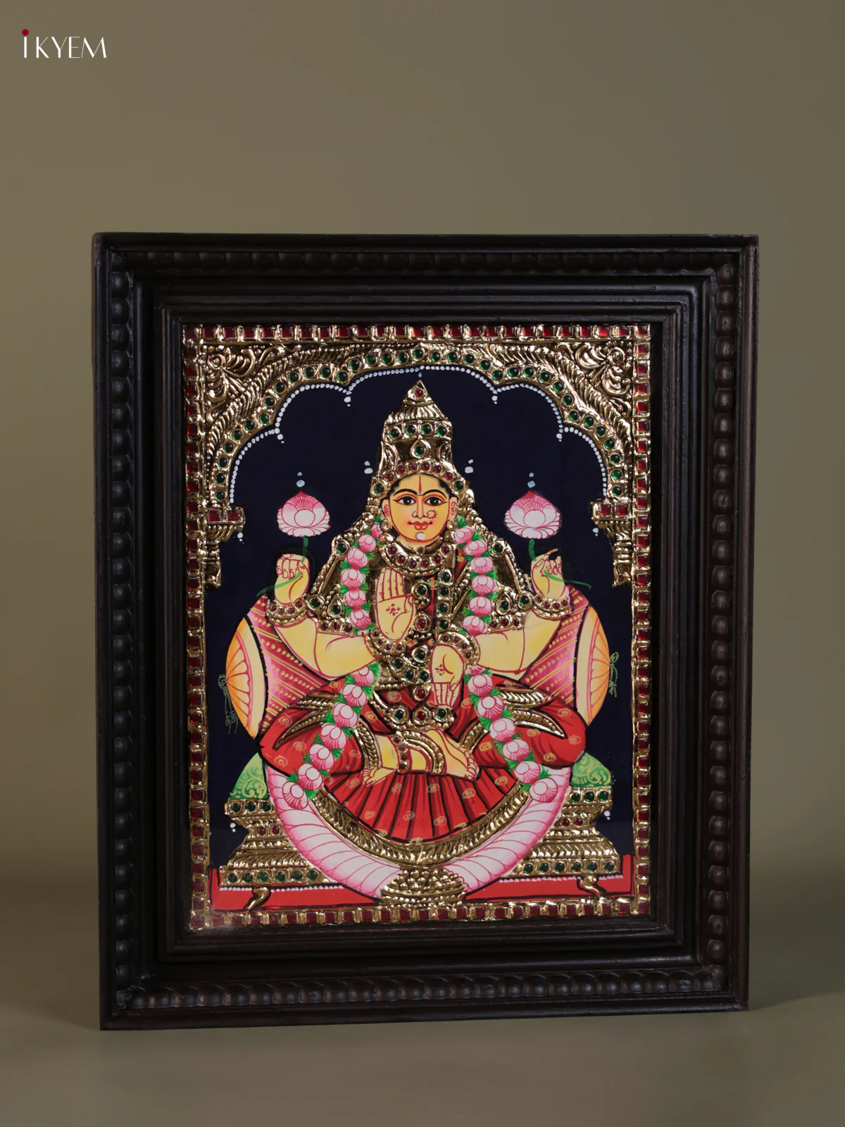 Lakshmi Tanjore painting (18*15) - KEB1326 - Image 2