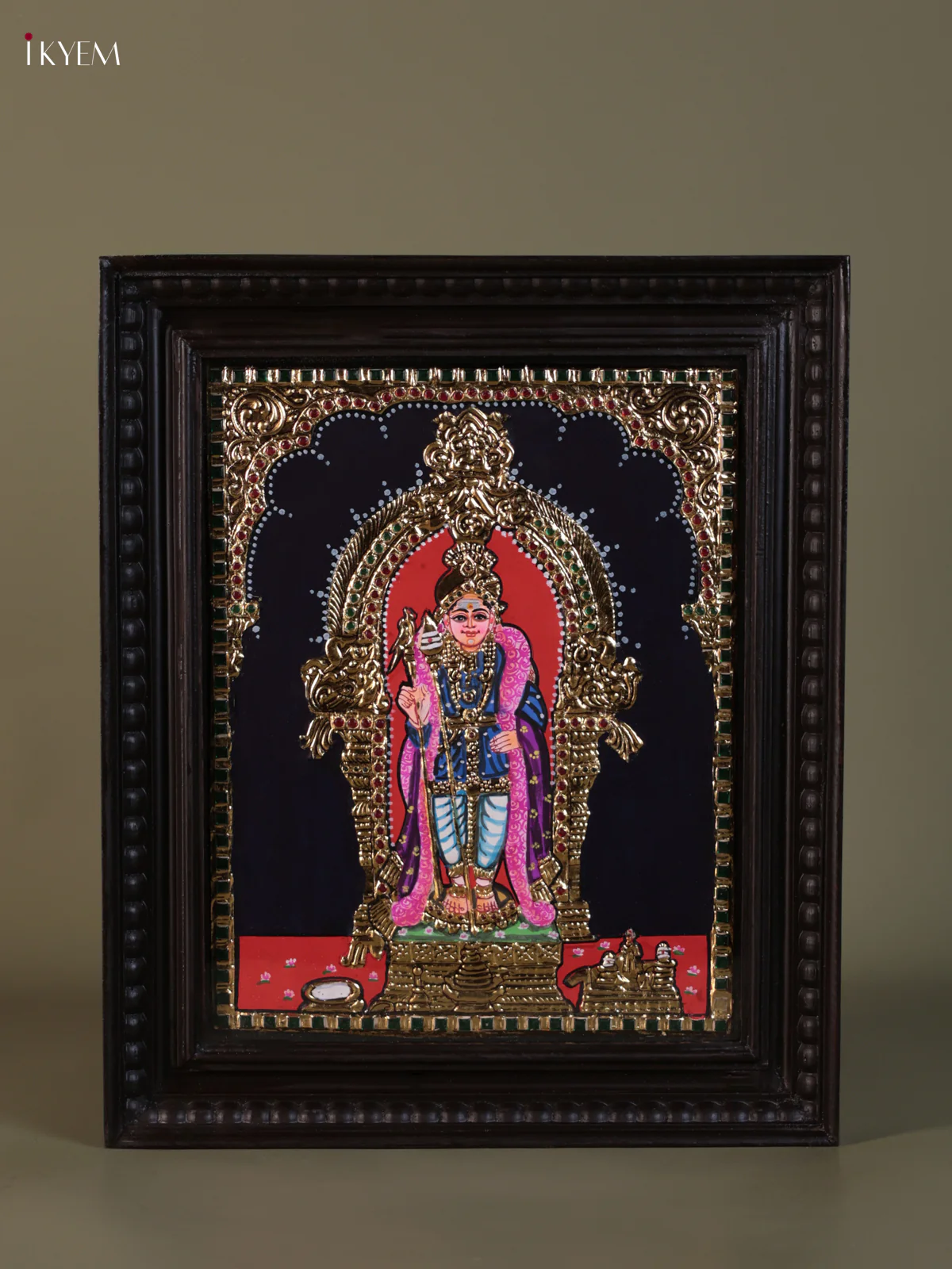 Murugar Tanjore painting (18*15) - KEB1329