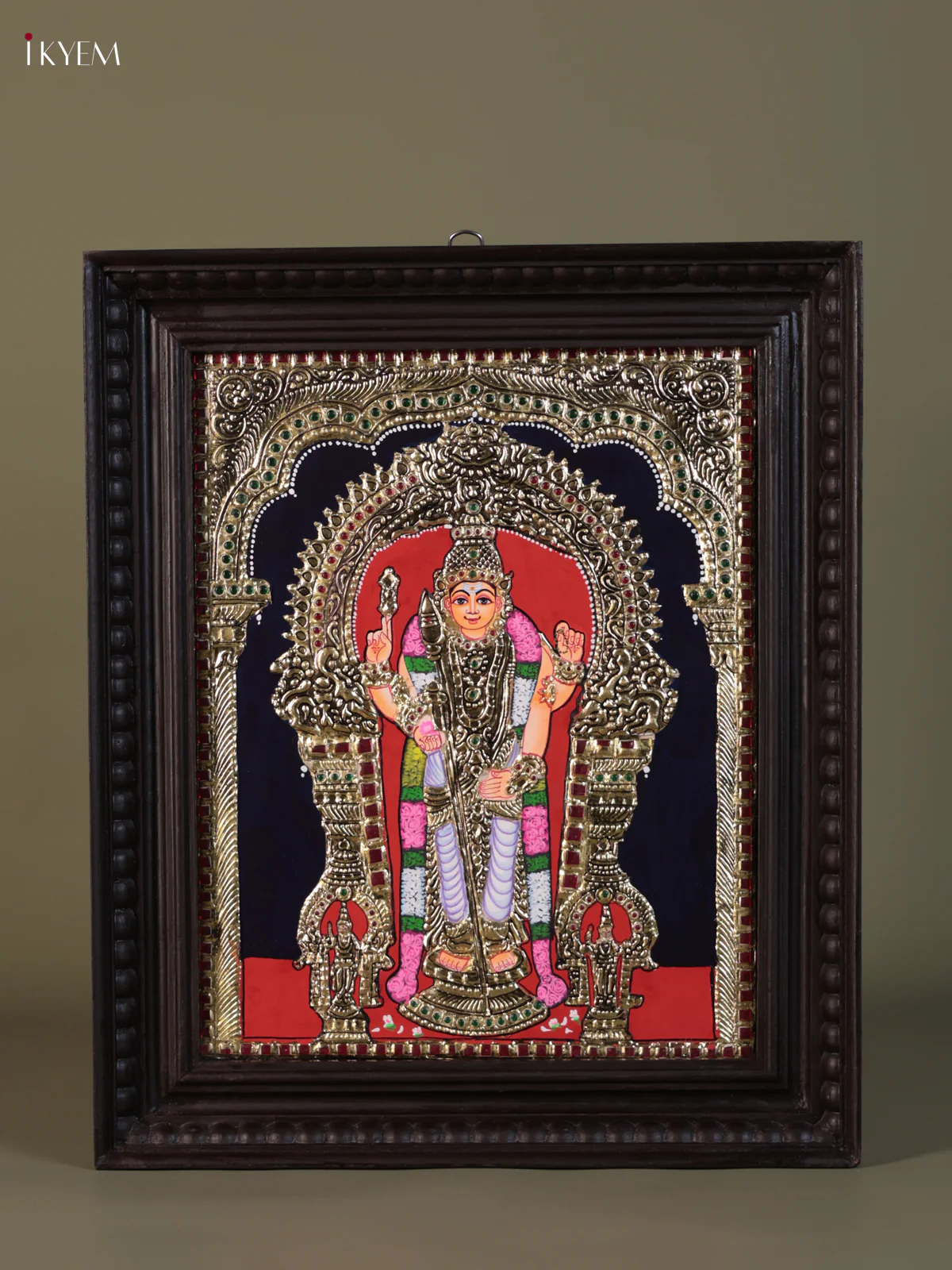 Murugar Tanjore painting (18*15) - KEB1331