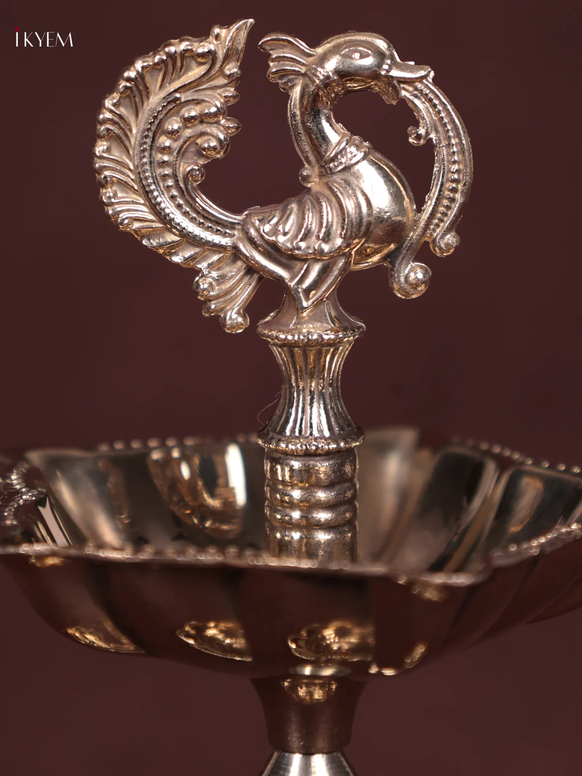 Brass 5 Face Annam diya - KEB23034 - Image 2