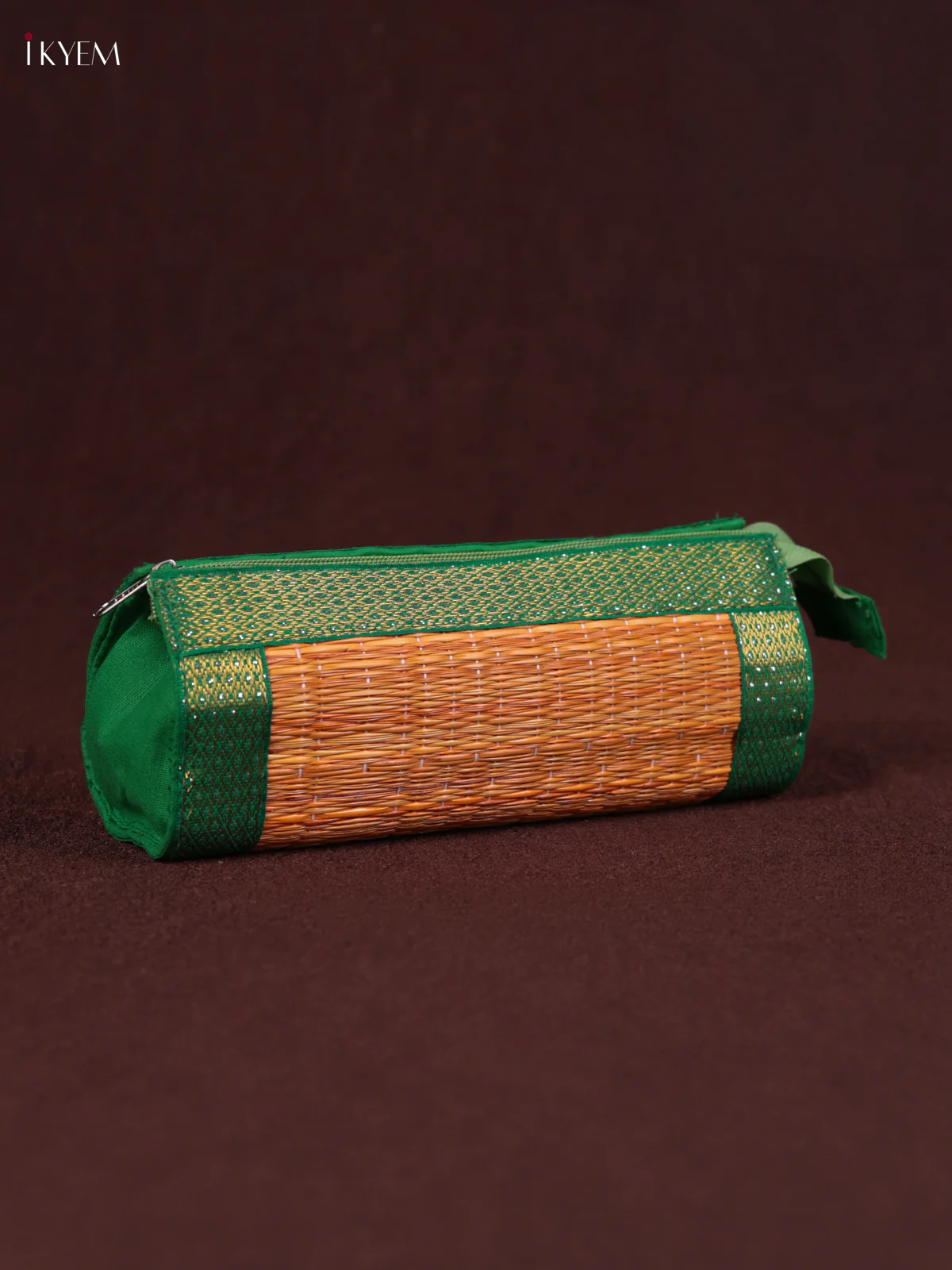 Korai Purse With Zari Border - Orange - KEB24022 - Image 2