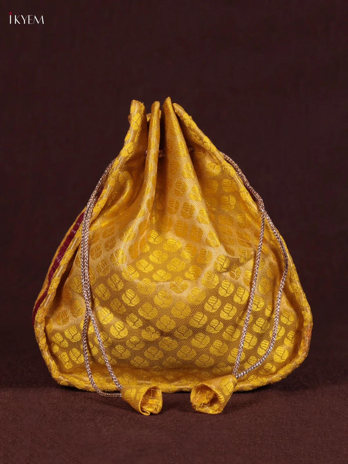 Korai Bag Red & Yellow - Potli - (8×8) - KEB24025 - Image 2