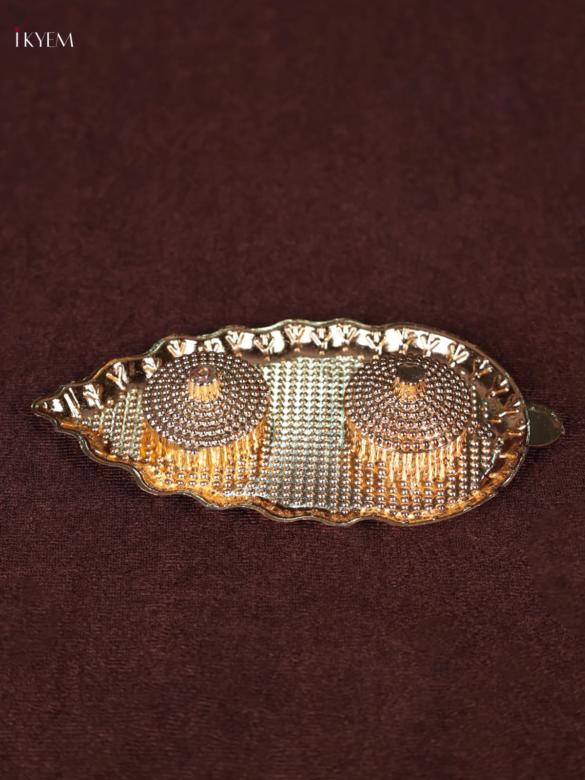 Mango Shaped Haldi Kumkum Holder - Image 2