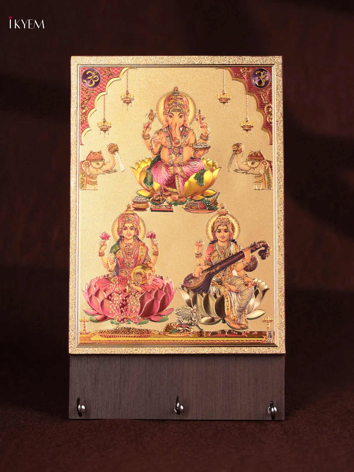 Ganesha lakshmi saraswati - Key hanger