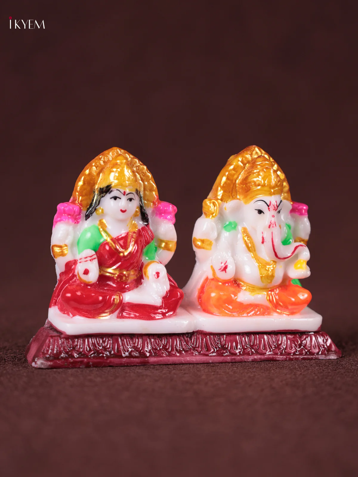 Marble Dust lakshmi & Ganesha idol - Image 2