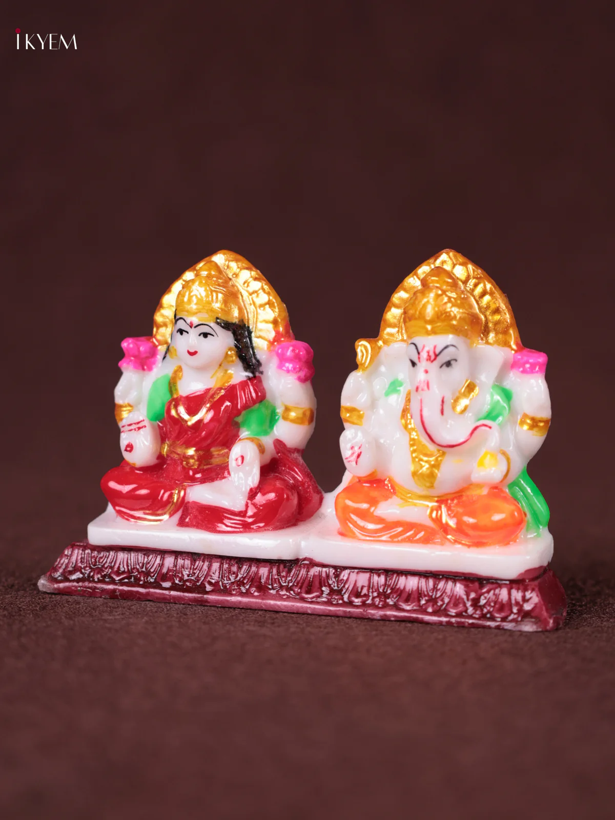 Marble Dust lakshmi & Ganesha idol - Image 3