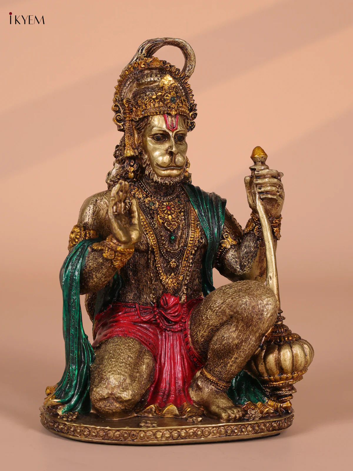 Handicrafts Resin Hanuman Sitting Idol - Image 2