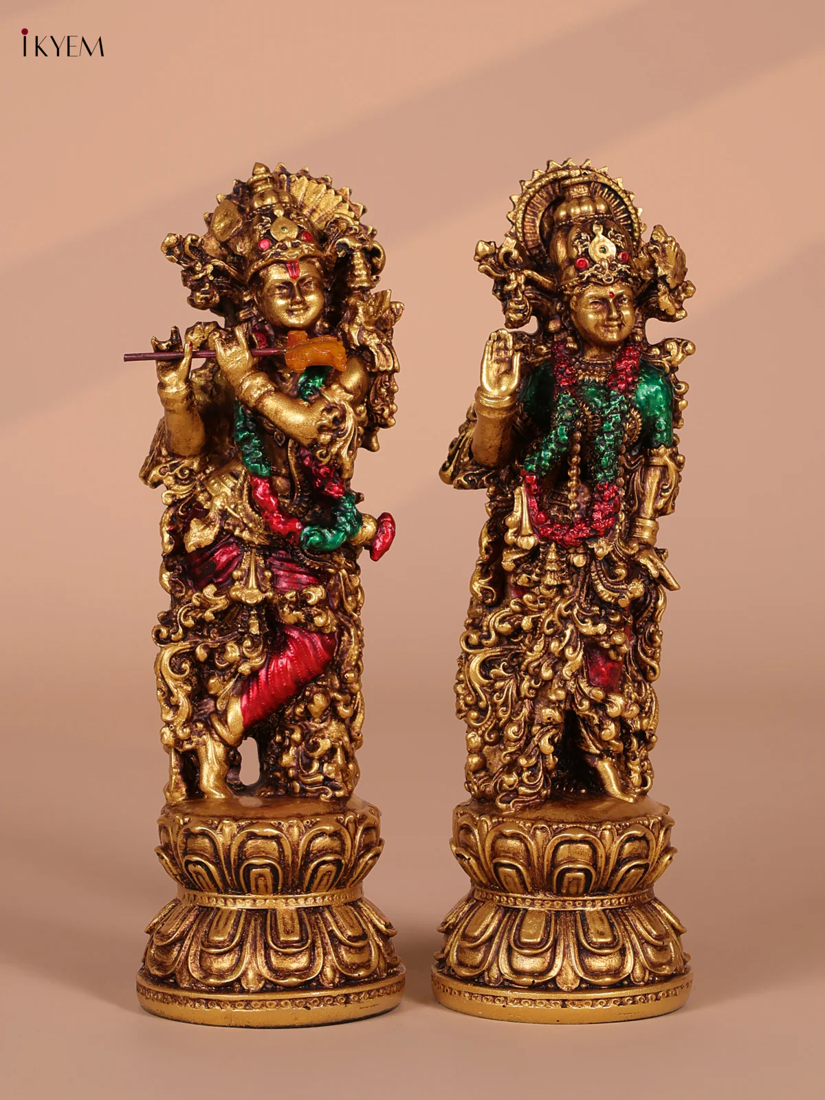 Handicrafts Resin Radha Krishna Statue