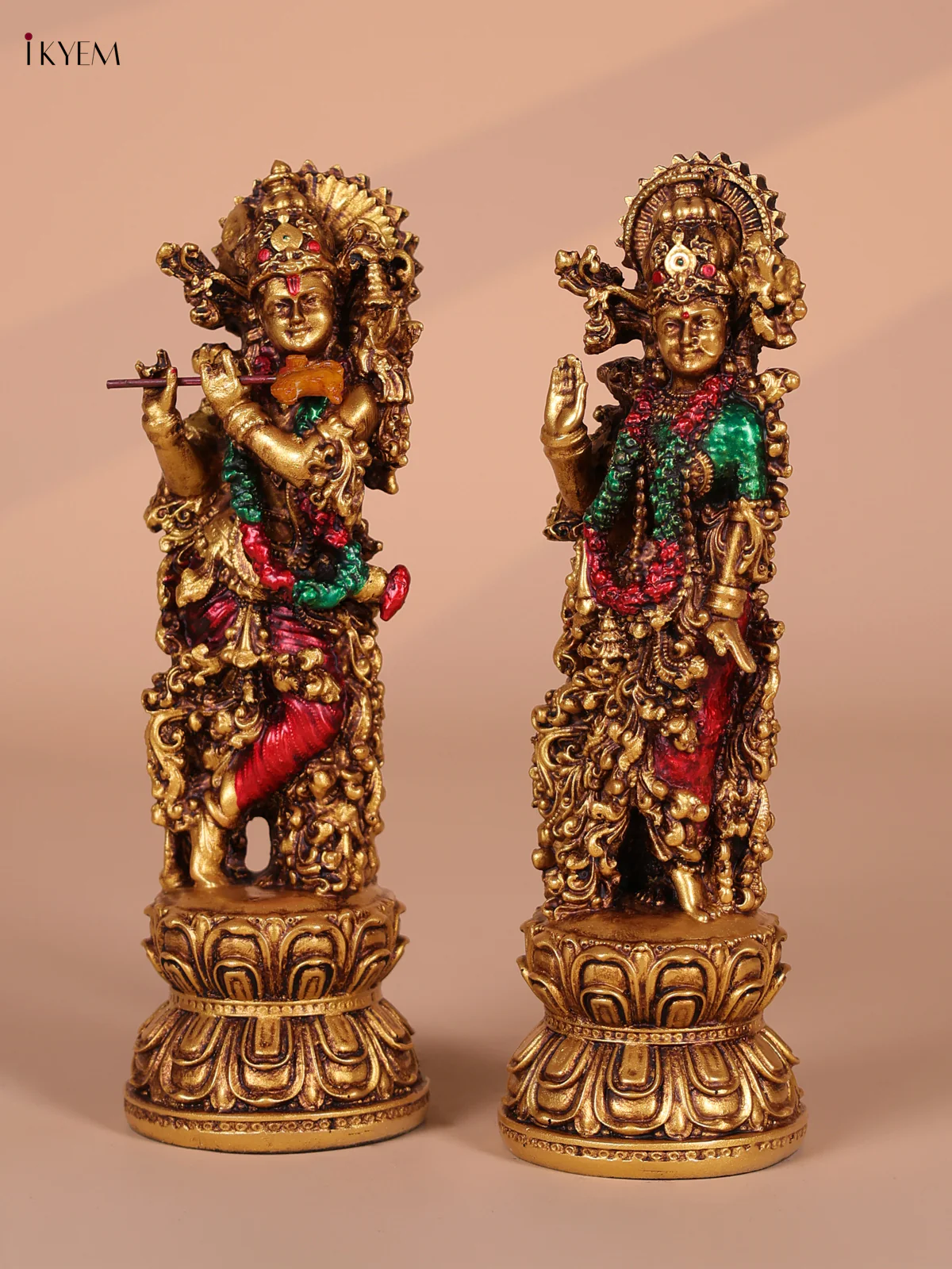 Handicrafts Resin Radha Krishna Statue - Image 4