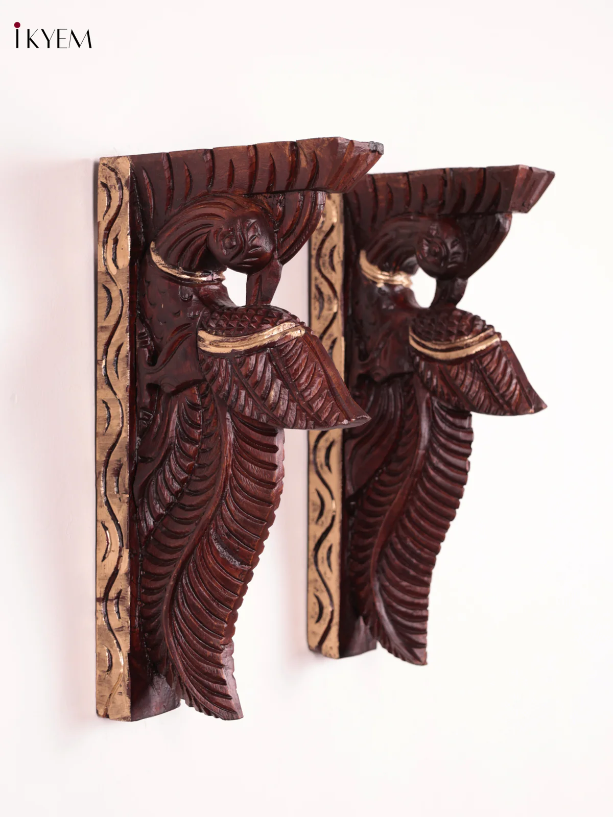 Wooden - Parrot Wall Bracket - Set OF 2 - (12×6)