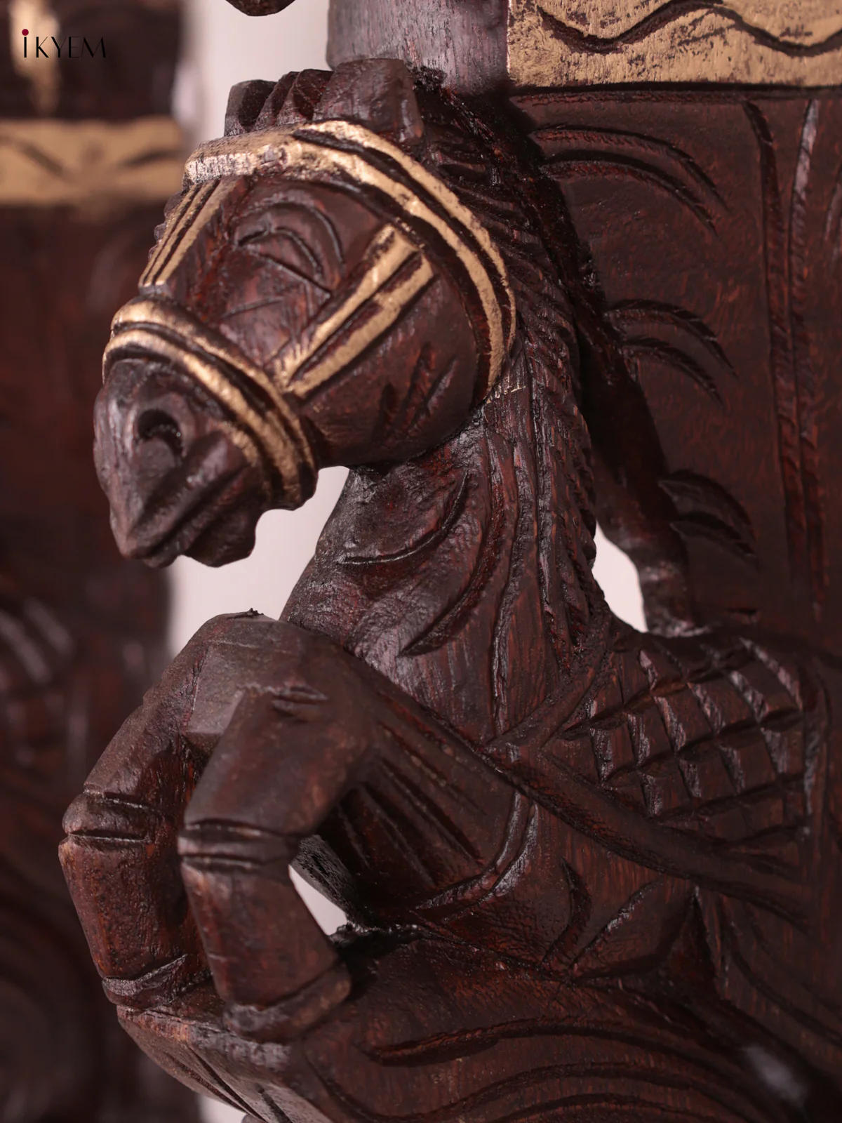Wooden - Horse Wall Bracket - Set OF 2 - (12×6) - KEB27091 - Image 2