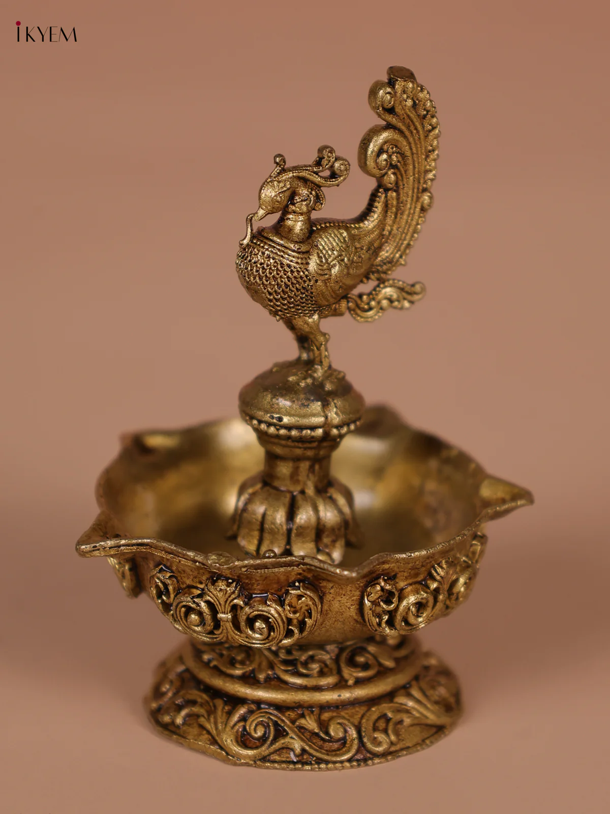Brass Annam Oil lamp Diya - Small - Image 2