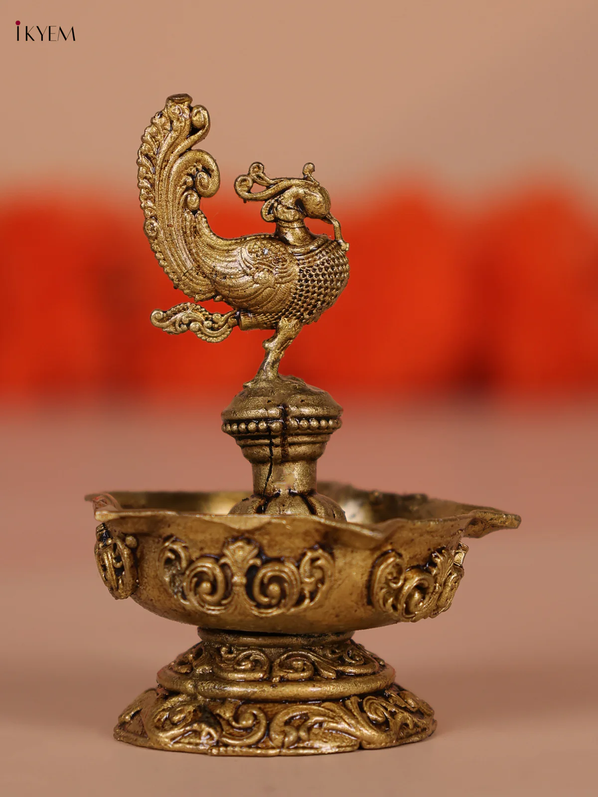 Brass Annam Oil lamp Diya - Small - Image 4