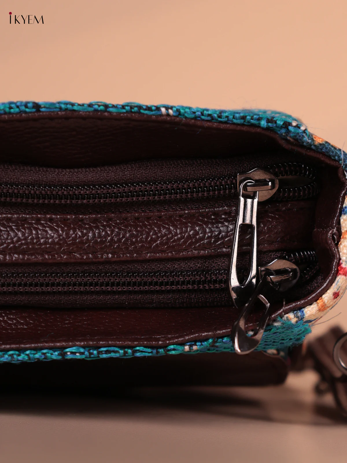 Printed Sling Bag - Sky Blue - Image 3