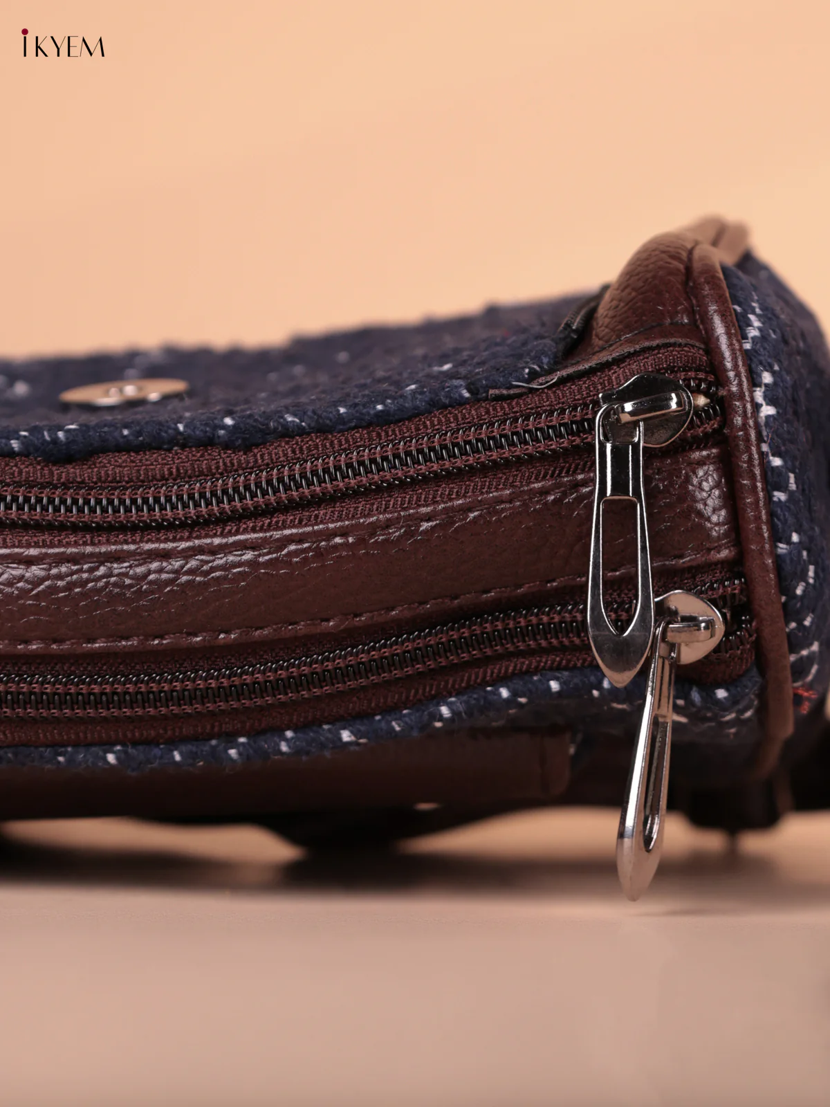 Printed Sling Bag - Blue - Image 3