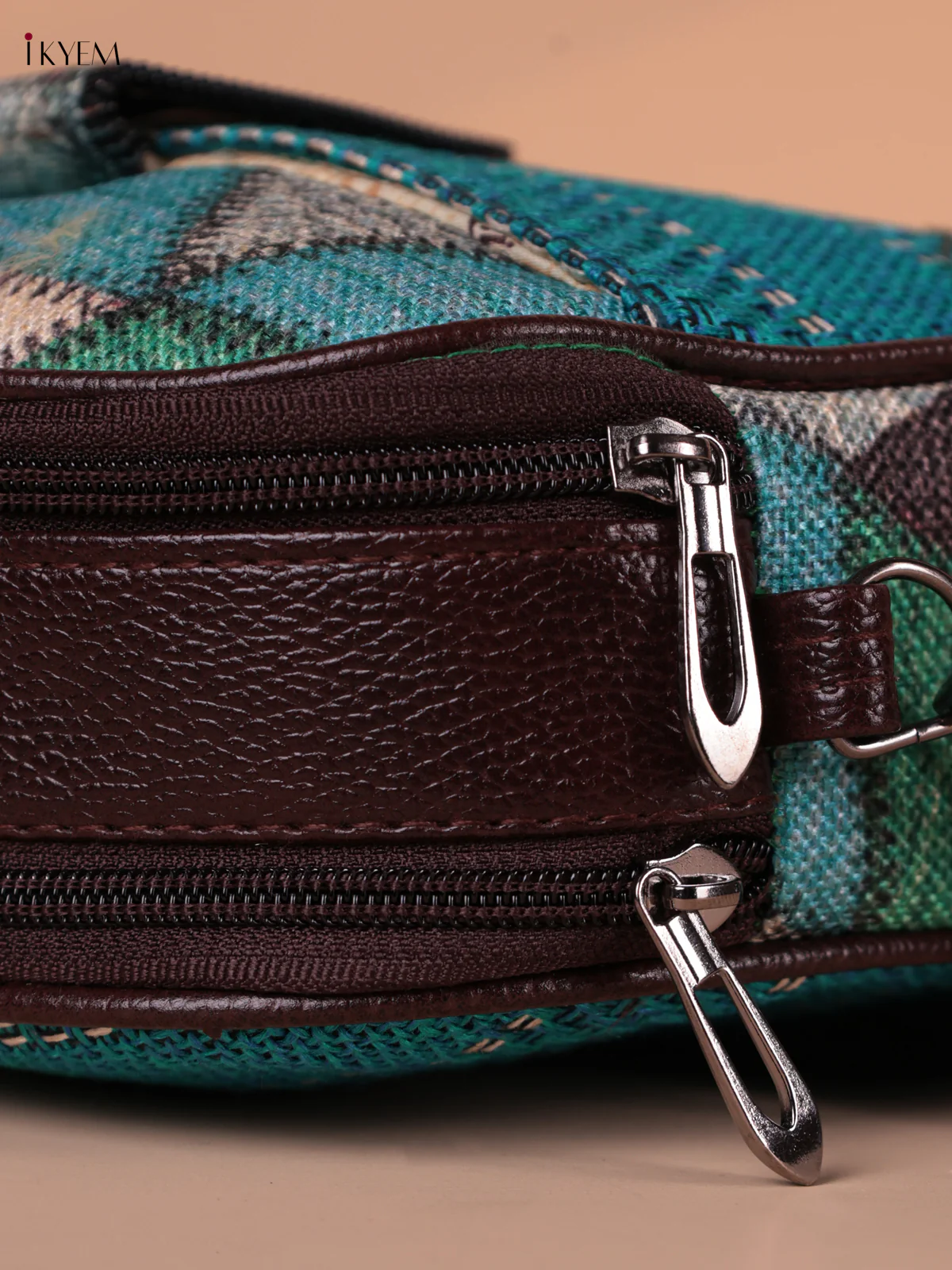 Printed Sling Bag - Sky Blue - Image 3