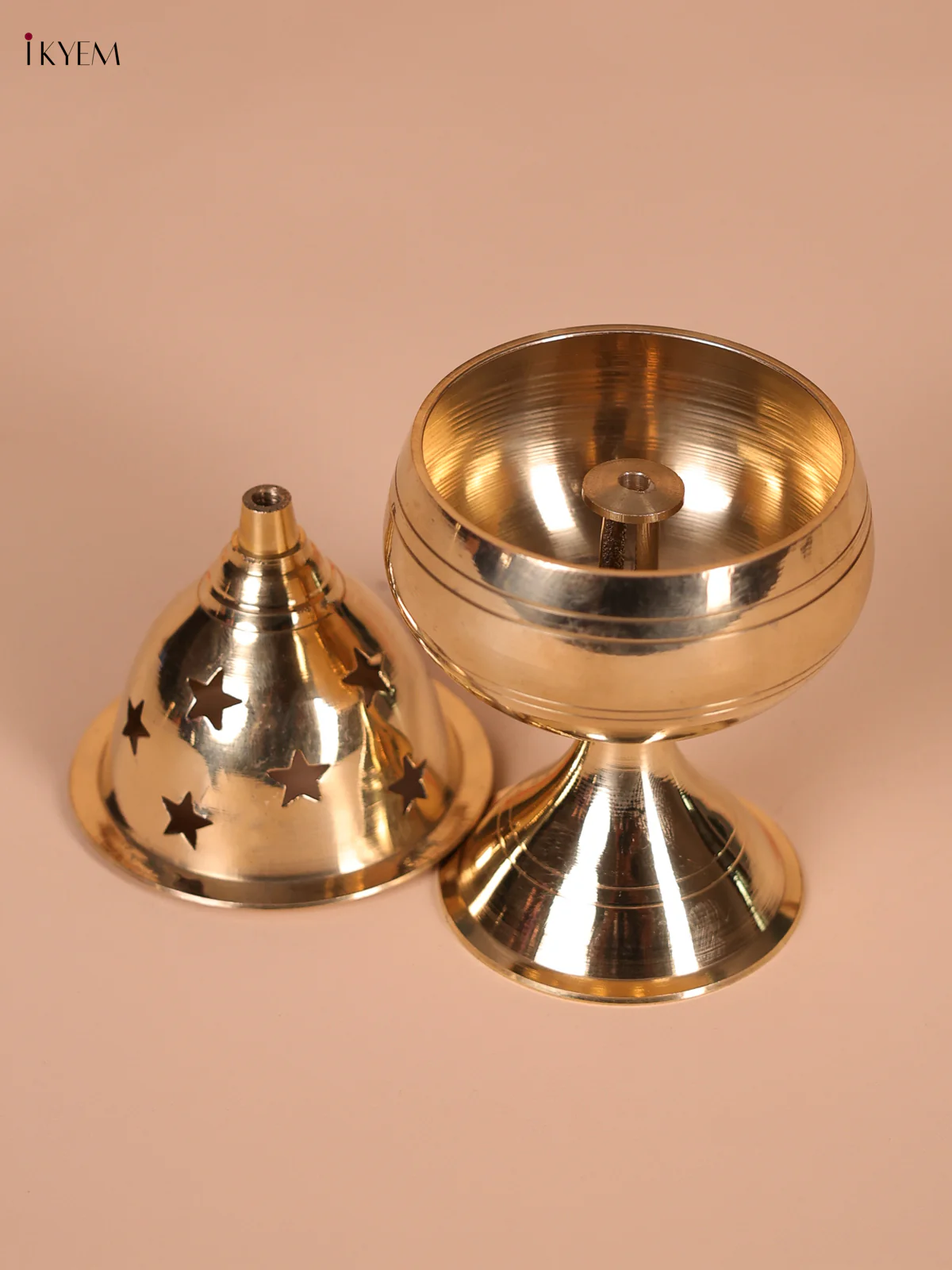 Brass Anaiya Vilakku with Stand - KEC10007 - Image 3