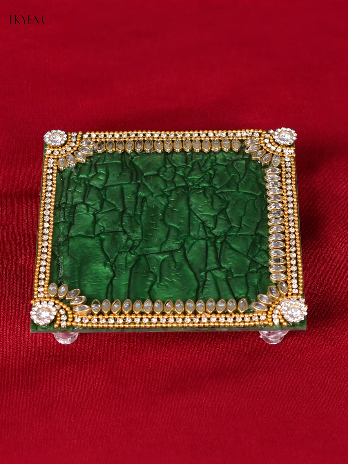 Stone work fiber glass manai (4x4) - Green-KED09005