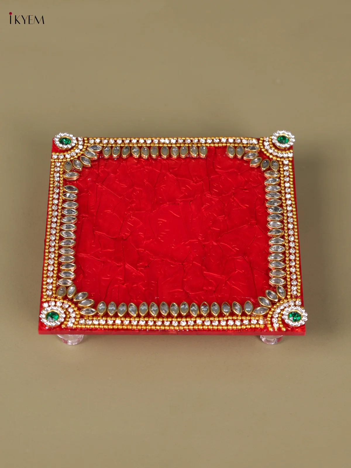 Stone work fiber glass manai (4x4) - Red-KED09007