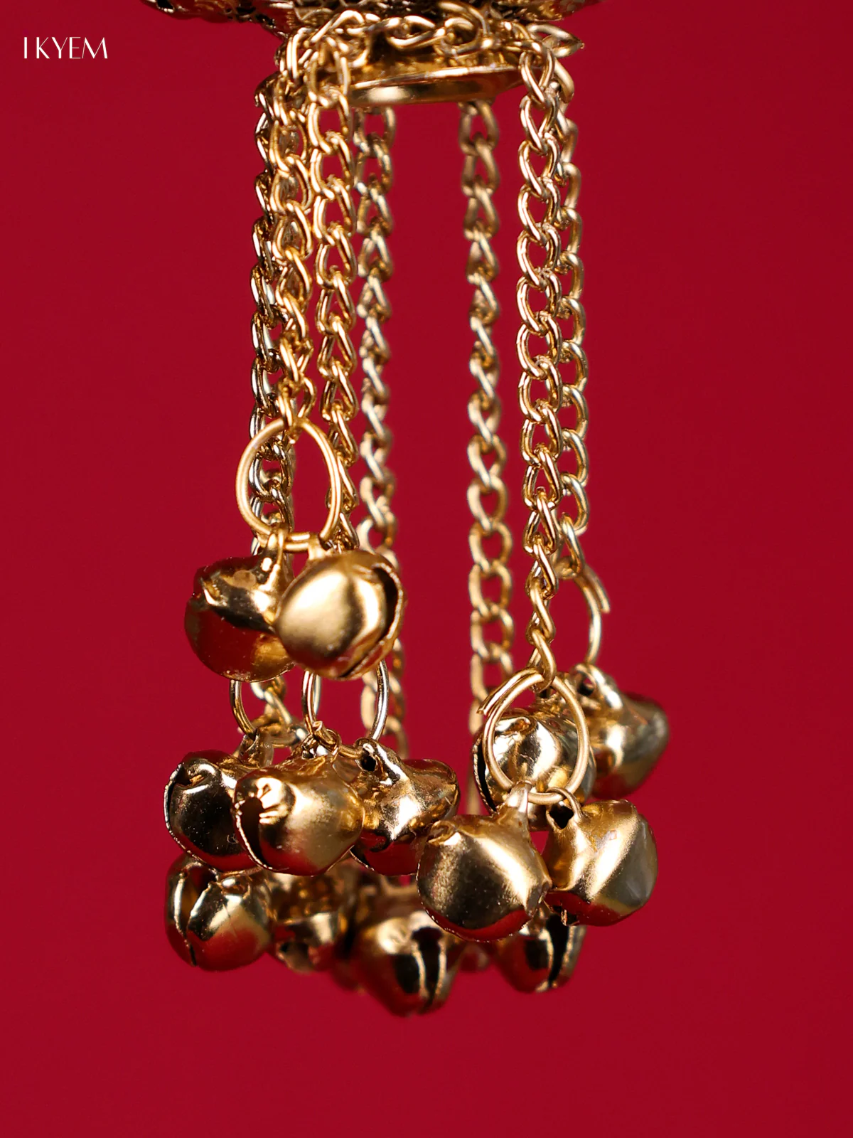 Metal Gold plated Potli HandBag-KED09022 - Image 4