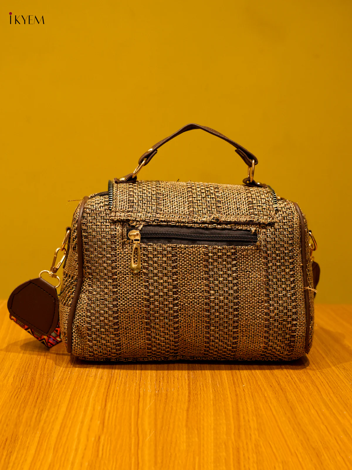 Printed Sling Bag - Brown - Image 2
