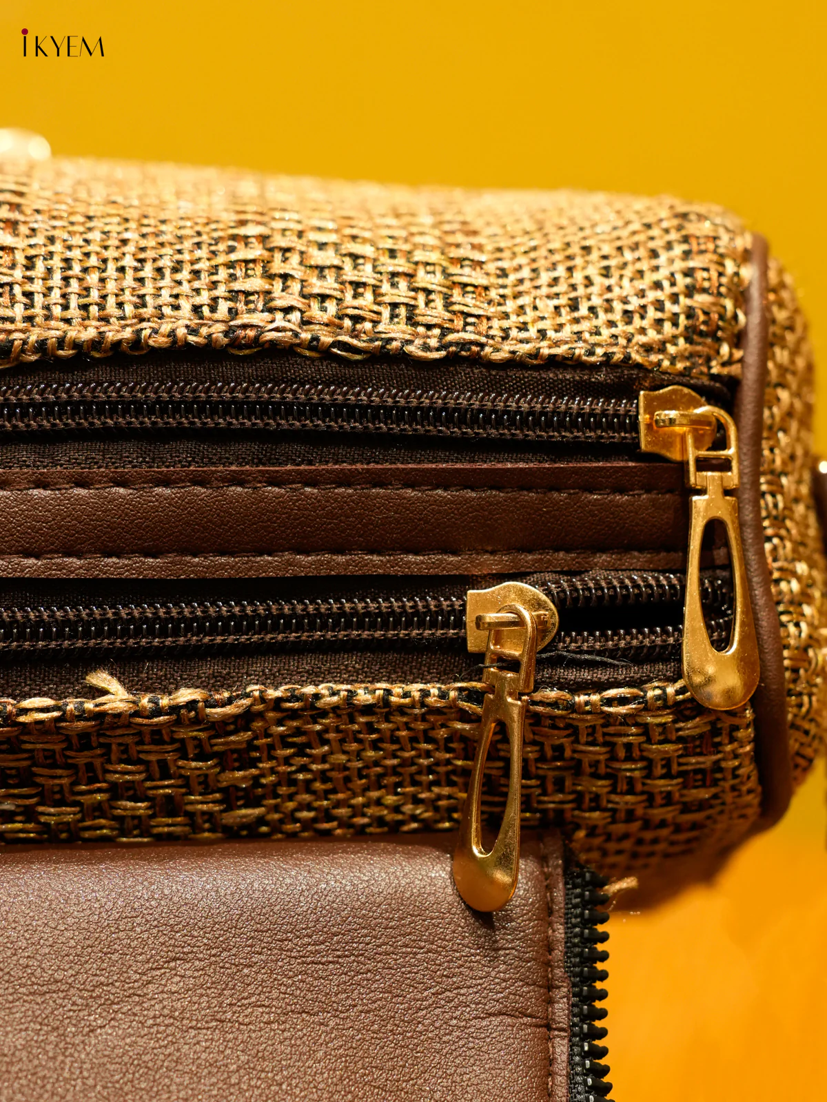 Printed Sling Bag - Brown - Image 3