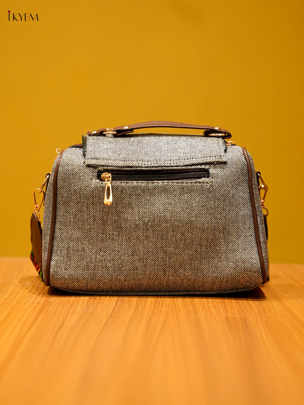 Printed Sling Bag - Ash - Image 2