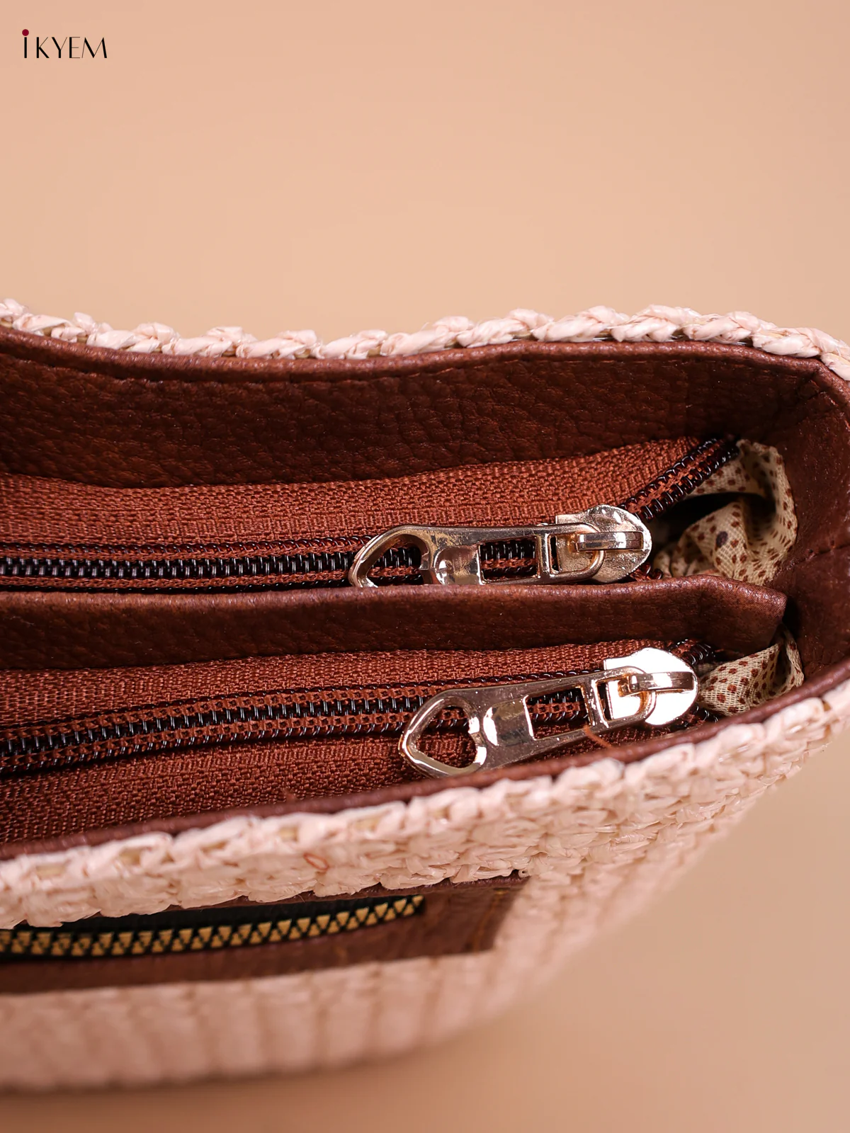 Printed Sling Bag - Cream - Image 3