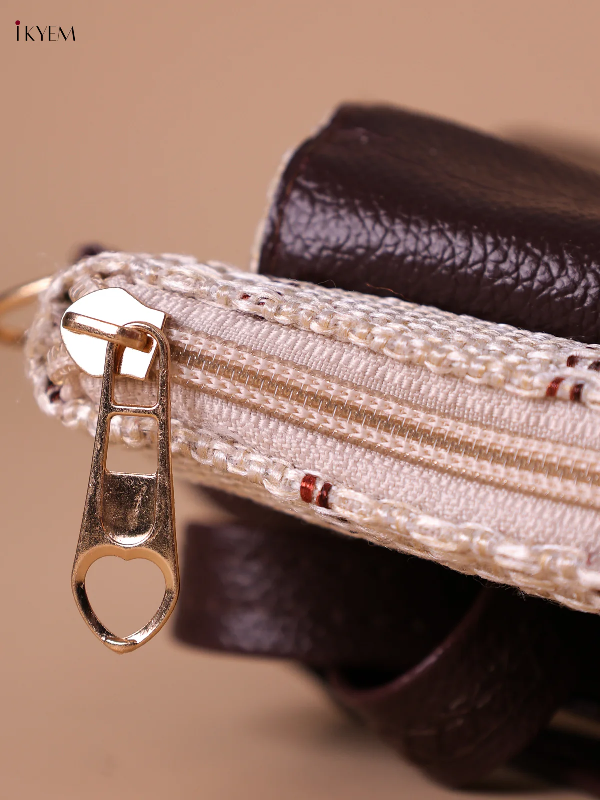 Elephant Printed Sling Bag - White - Image 3