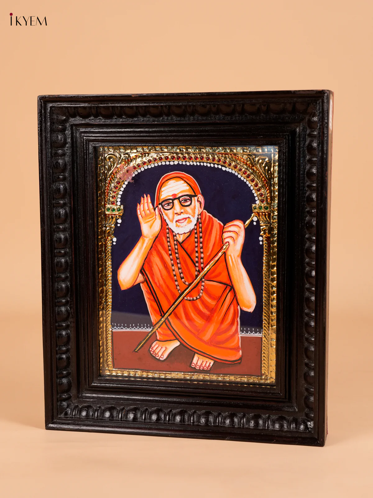 Sankaraya Charaya Tanjore Painting (13x11)-KED14206 - Image 3