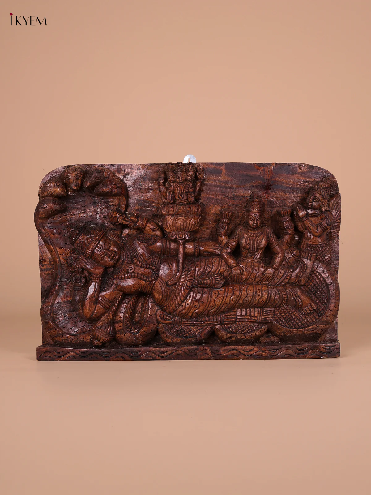 Wooden Ranganathar Statue-KED20014