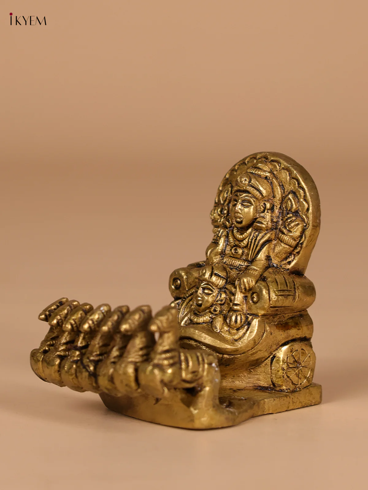 Brass Lord Surya in Chariot with 7 Horses-KEE09002