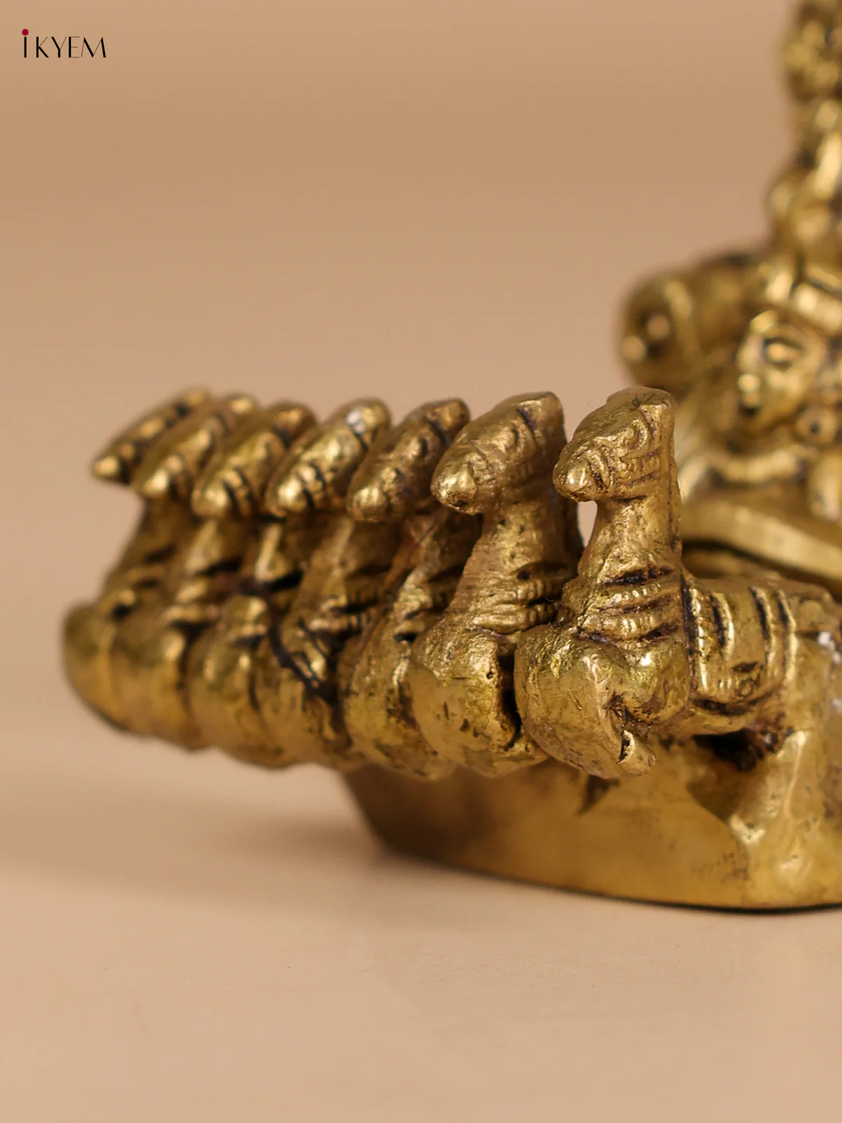 Brass Lord Surya in Chariot with 7 Horses-KEE09002 - Image 2