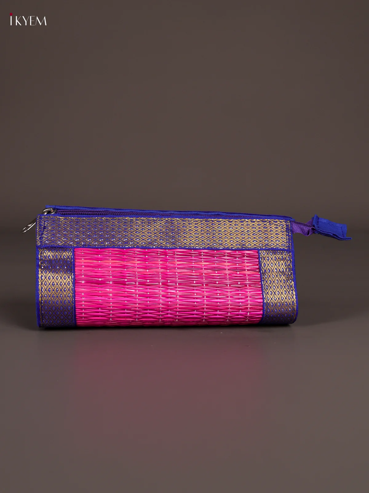 Korai Purse With Zari Border - Pink-KEE12007 - Image 3