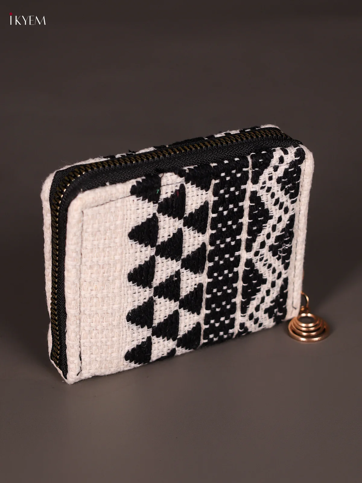 Ajrakk Print Wallet Black&White-KEE16011 - Image 2