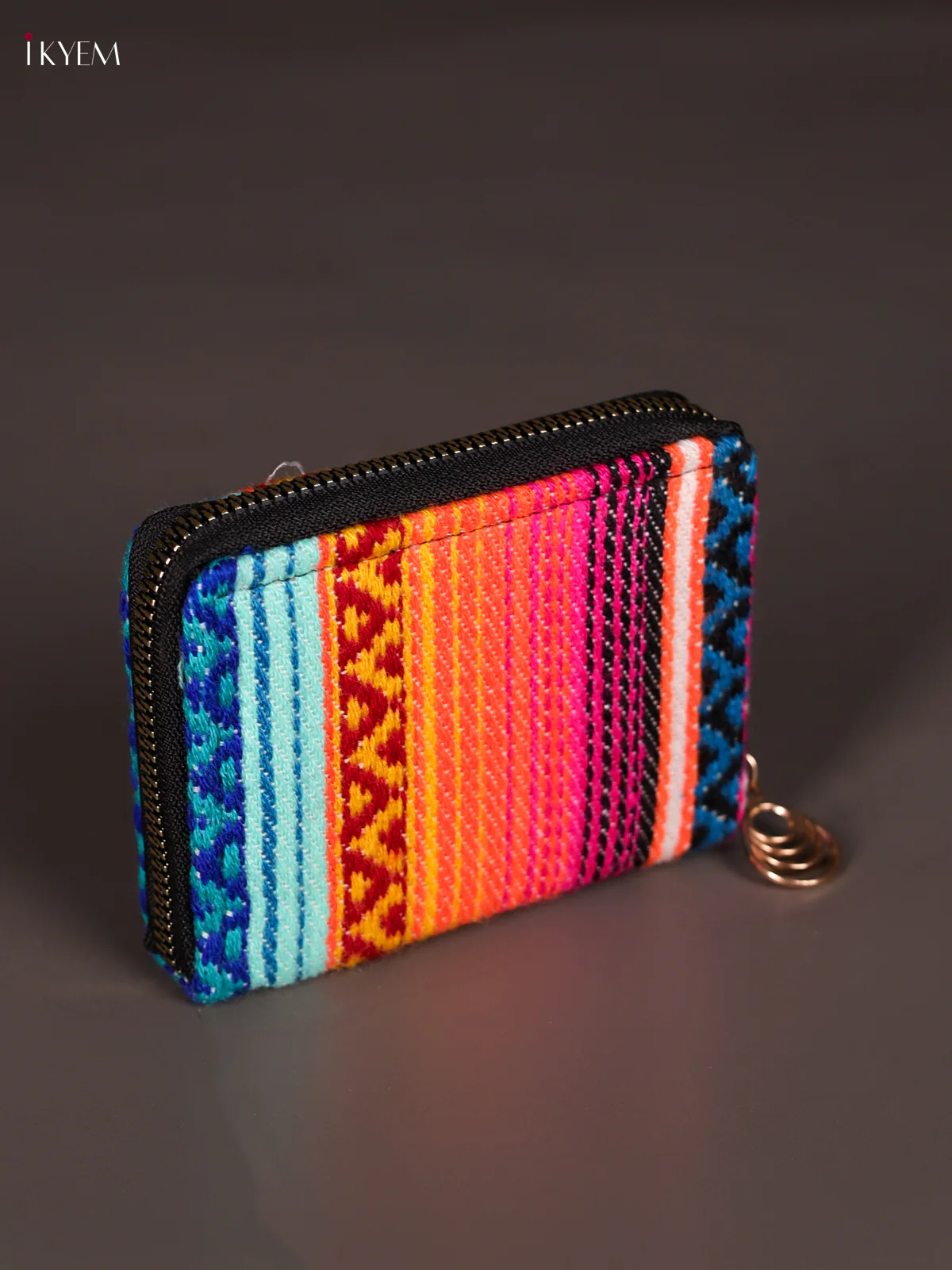 Ikkat Print Wallet- Multi colour-KEE16015 - Image 2
